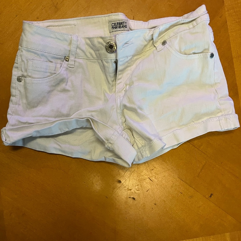 White Celebrity Pink jean shorts size 5